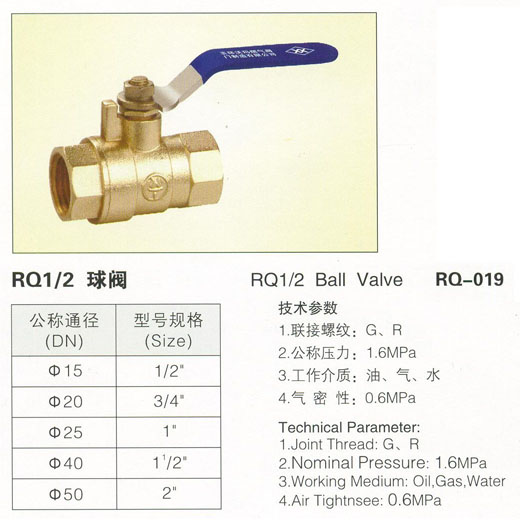 RQ-019球阀